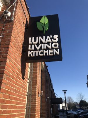 Sign at Living Kitchen - South End in Charlotte
