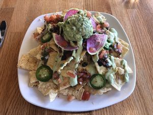 Yummy nachos! at Living Kitchen - South End in Charlotte