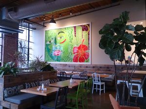 comfortable atmosphere at Living Kitchen - South End in Charlotte