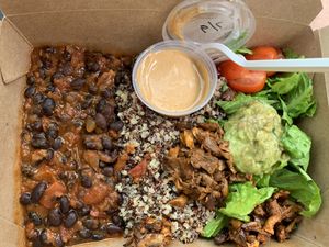 Spicy Mexican Bowl to go  at Living Kitchen - South End in Charlotte