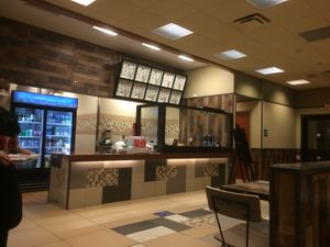 Take-out counter  at Dumpling House in Rochester