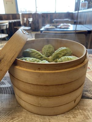Vegetable dumplings  at Dumpling House in Rochester