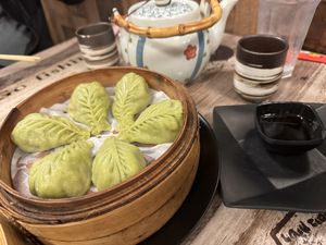 Green Tofu Dumplings  at Dumpling House in Rochester