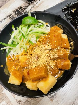 Peanut Noodle (little bit of spice)  at Dumpling House in Rochester