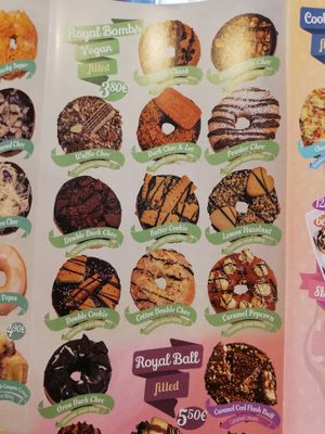 So hard to choose. at Royal Donuts in Maastricht