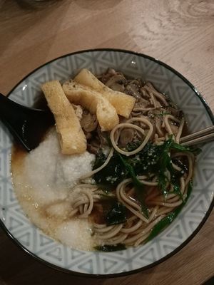 Tororo mushroom soba at Shimbashi in Collingwood