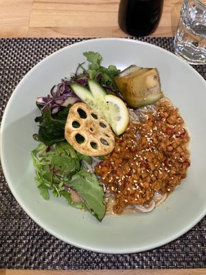 Soba salad  at Shimbashi in Collingwood