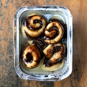 Cinnamon roll at Aviva Vegetal in Porto Velho