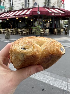 Chocolat au pain  at Les Frères Blavette in Paris