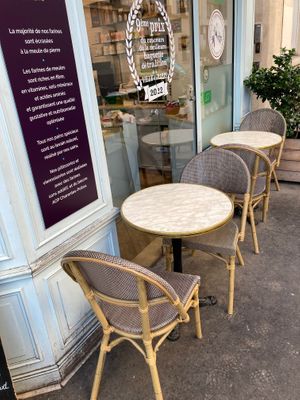 Terrace at Les Frères Blavette in Paris