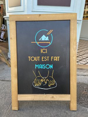 Everything is homemade.  at Les Frères Blavette in Paris