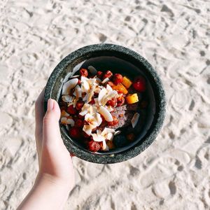 Acai bowl vegan at Tanjong Beach Club in Central Singapore