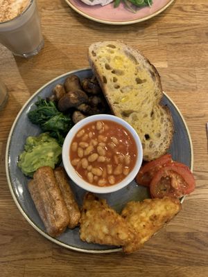 Vegan breakfast   at If Up North in Leeds