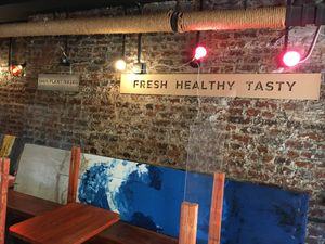 Inside of Purple Thai (same as inside of Vistro Burger). at Purple Thai in New York City