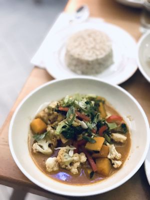 Pumpkin curry  at Purple Thai in New York City