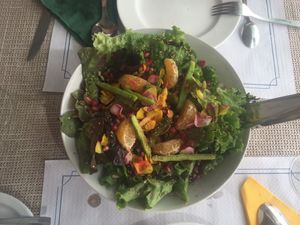 Seasonal salad at El Invernadero in Fuerteventura