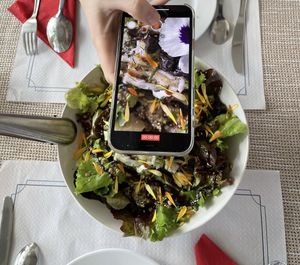 Coleslaw salad  at El Invernadero in Fuerteventura