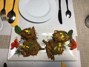 Pakoras  at El Invernadero in Fuerteventura