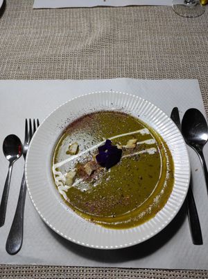 Chickpea soup at El Invernadero in Fuerteventura