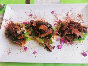 Vorspeise at El Invernadero in Fuerteventura