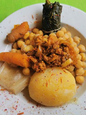 Hauptgang at El Invernadero in Fuerteventura