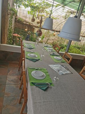 Im Restaurant at El Invernadero in Fuerteventura