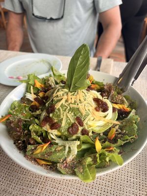 Courgetti salad   at El Invernadero in Fuerteventura