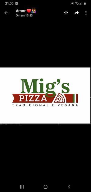 FORNO A LENHA at Mig's Pizza in Sao Paulo