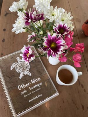 Delightful settings  at Other-Wise in Arambol