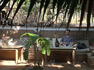 Relaxed and calm at Other-Wise in Arambol