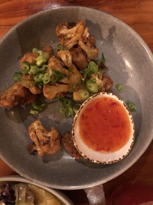 Already eaten cauliflower- SO GOOD  at Mulan in Auckland