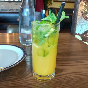 Mango mojito mocktail at Mulan in Auckland