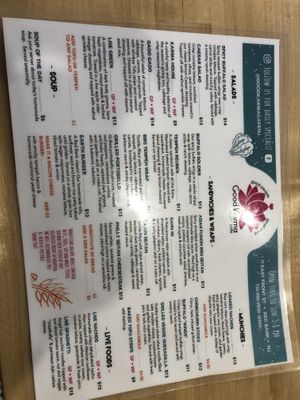 Menu   at Good Karma Cafe in Red Bank