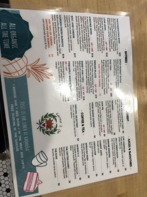 Menu  at Good Karma Cafe in Red Bank