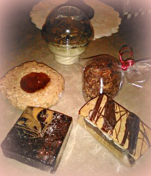 dessert galore at Good Karma Cafe in Red Bank