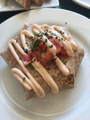 Crunch wrap at Good Karma Cafe in Red Bank