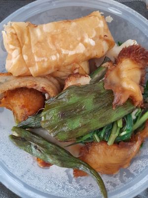 Assorted yong tau foo at Say Green 绿素 in East Singapore