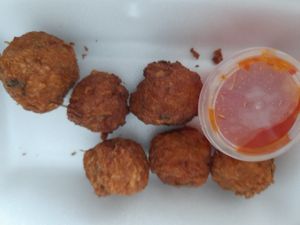 Omni Thai style meatless meatball at Say Green 绿素 in East Singapore