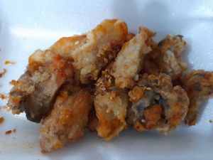 Taiwanese salted popcorn mushroom at Say Green 绿素 in East Singapore