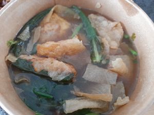 Yong tau foo ingredients at Say Green 绿素 in East Singapore