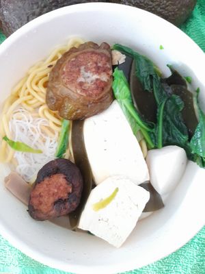 Choose your own yong tau foo at Say Green 绿素 in East Singapore