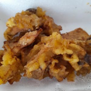 Fried mushroom 🍄 at Say Green 绿素 in East Singapore