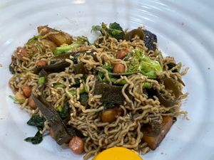 Mala kolo mee $8.50 with 8 ingredients  at Say Green 绿素 in East Singapore