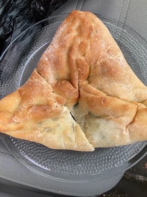 Spinach Pie at Little Damascus in Niles