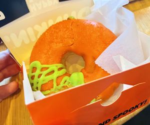 Cinnamon sugar pumpkin  at Dunkin' in Amsterdam