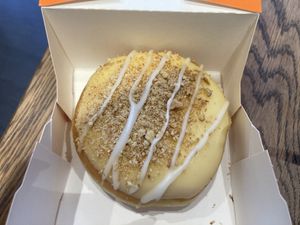 Banana donut  at Dunkin' - Nieuwendijk in Amsterdam