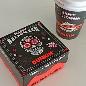 2022 Halloween/día de los muertos design at Dunkin' - Nieuwendijk in Amsterdam