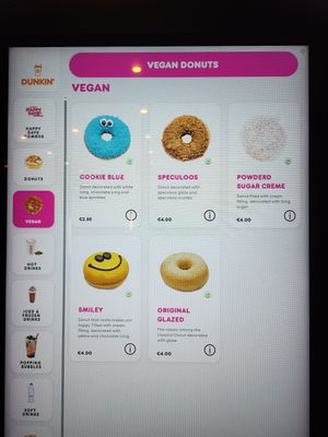 Vegan at Dunkin' - Nieuwendijk in Amsterdam