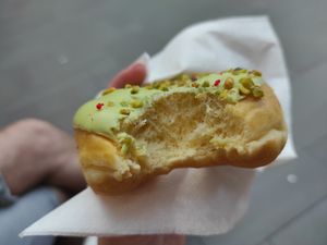 Pistachio Donut Vegan at Dunkin' in Eindhoven