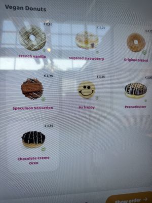 Wide variety   at Dunkin' in Eindhoven